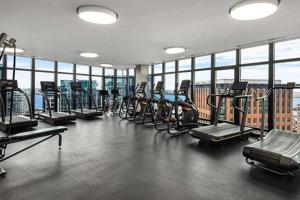 Fitness center at/o fitness facilities sa 1+Den/1 Luxury apartment in Seaport