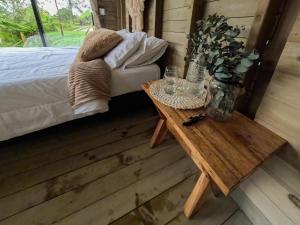 Rùstico Glamping客房内的一张或多张床位