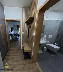 Koupelna v ubytování MINIMAX apartmán