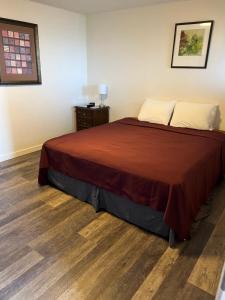Postel nebo postele na pokoji v ubytování Tip Top Motel