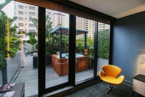 Balkón nebo terasa v ubytování QUARTZ HOTEL & SPA