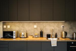 Jáchymov STARt point no 41 - Rezidence K Lanovce的咖啡和沏茶工具