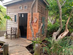 Zahrada ubytování cabaña en la selva