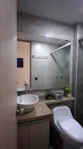 Kupatilo u objektu Apartamento en Villavicencio