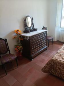 Postel nebo postele na pokoji v ubytování Nonno Fedè