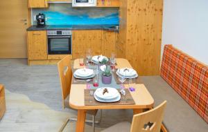 Kuchyň nebo kuchyňský kout v ubytování Ferienwohnung - Weißpriach