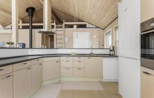 Η κουζίνα ή μικρή κουζίνα στο Holiday Home Hjørring With A Fireplace 09