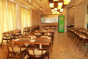 Restaurace v ubytování The Coral Kanyakumari