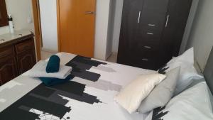 Ένα ή περισσότερα κρεβάτια σε δωμάτιο στο STUDIO VILAFRANCA DEL PENEDES