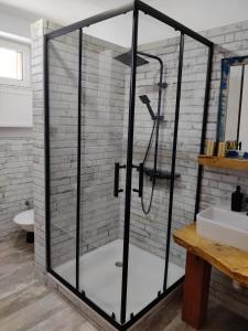 Kúpeľňa v ubytovaní Penzion u Lupíků