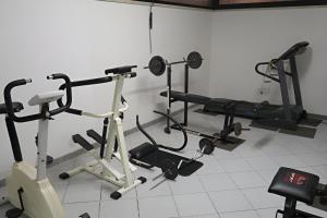 Γυμναστήριο ή/και όργανα γυμναστικής στο Hotel Angelini