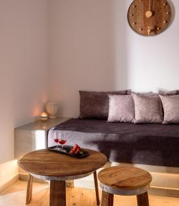 Posezení v ubytování Athiri Luxury Suites
