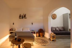 Posezení v ubytování Athiri Luxury Suites