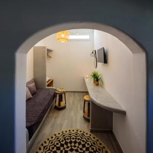 Posezení v ubytování Athiri Luxury Suites