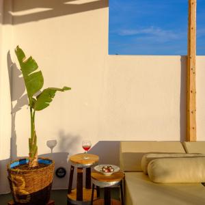 Posezení v ubytování Athiri Luxury Suites