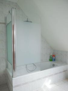 Koupelna v ubytování Ferienwohnung am Domberg