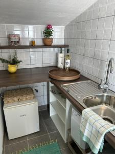 Kuchyň nebo kuchyňský kout v ubytování Beach House Buinac