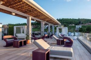 Balkón nebo terasa v ubytování Hotel Le Palme