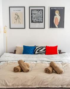 Ένα ή περισσότερα κρεβάτια σε δωμάτιο στο LA88 Cityway Penthouse
