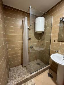 Ванная комната в Minna Apartments - Ferienwohnungen