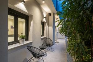 Balkon oz. terasa v nastanitvi Athenian Island Project