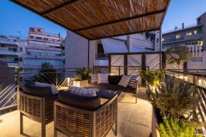 Χώρος καθιστικού στο Athenian Island Project