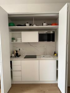 Kuchyň nebo kuchyňský kout v ubytování VR home