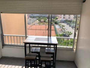 Balkón nebo terasa v ubytování Appt t2 50m de la plage parking privée