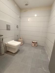 uma casa de banho branca com um WC e um bidé em HOTEL ASIANA INN em Ahmedabad