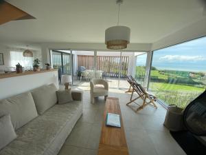 Posezení v ubytování B&B Sangatte-Calais - Terrasse vue Mer - 2 min à pied de la plage