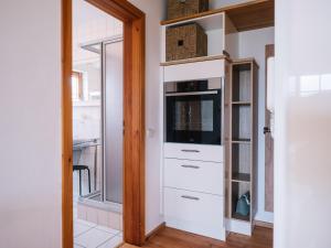 Kuchyň nebo kuchyňský kout v ubytování Landhaus Weber