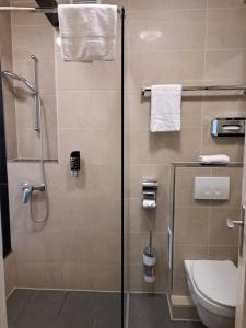 Koupelna v ubytování Hotel Central Hauptbahnhof
