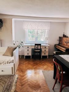 Posezení v ubytování Vila Del Linz