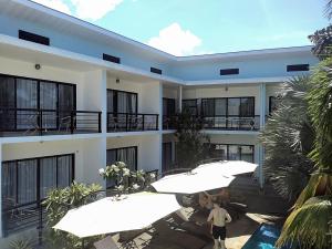 Balkón nebo terasa v ubytování Villa LunaSole Samui