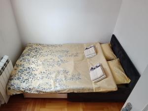 Postel nebo postele na pokoji v ubytování Moc pogleda
