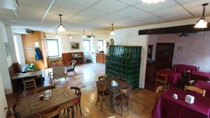 Posezení v ubytování La Kantina nelle Alpi