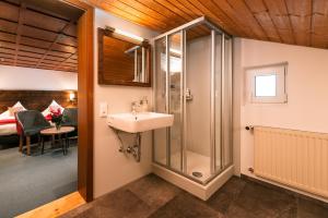 Baðherbergi á Hotel Tradizio