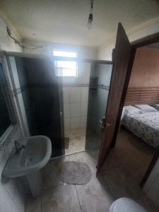 Ванная комната в Pousada Casarinha