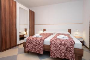 Posteľ alebo postele v izbe v ubytovaní Holiday Home Luka Pridraga + 23 fotografií