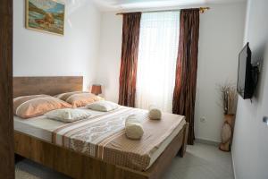 Ένα ή περισσότερα κρεβάτια σε δωμάτιο στο Lavanda home +79 φωτογραφίες