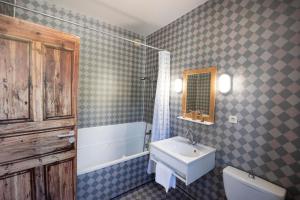 Koupelna v ubytování Hotel 1610