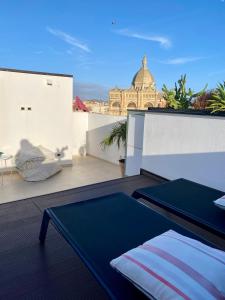 Balkón nebo terasa v ubytování SCIABICA SUITE - Sicilian Experience
