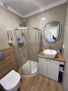 Ένα μπάνιο στο Apartament Szept Morza 2