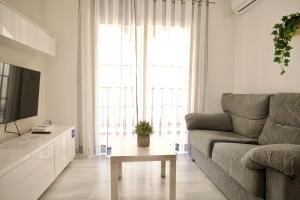 Televízia a/alebo spoločenská miestnosť v ubytovaní Bonito apartamento cerca de la playa de Torrox