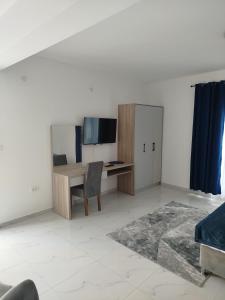 TV a/nebo společenská místnost v ubytování Apartman Vito
