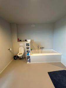 Koupelna v ubytování Kamer in hartje van de Vlaamse Ardennen