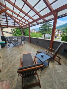 Nespecifikovaný výhled na hory nebo výhled na hory při pohledu z apartmánu