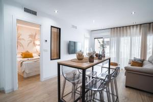 Et opholdsområde på Apartamento Boutique Beluga + 25 billeder