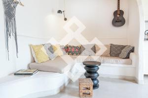 Posezení v ubytování CASA MANORGAI UNO