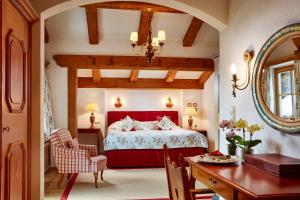 Posteľ alebo postele v izbe v ubytovaní Relais & Châteaux Hotel Tennerhof